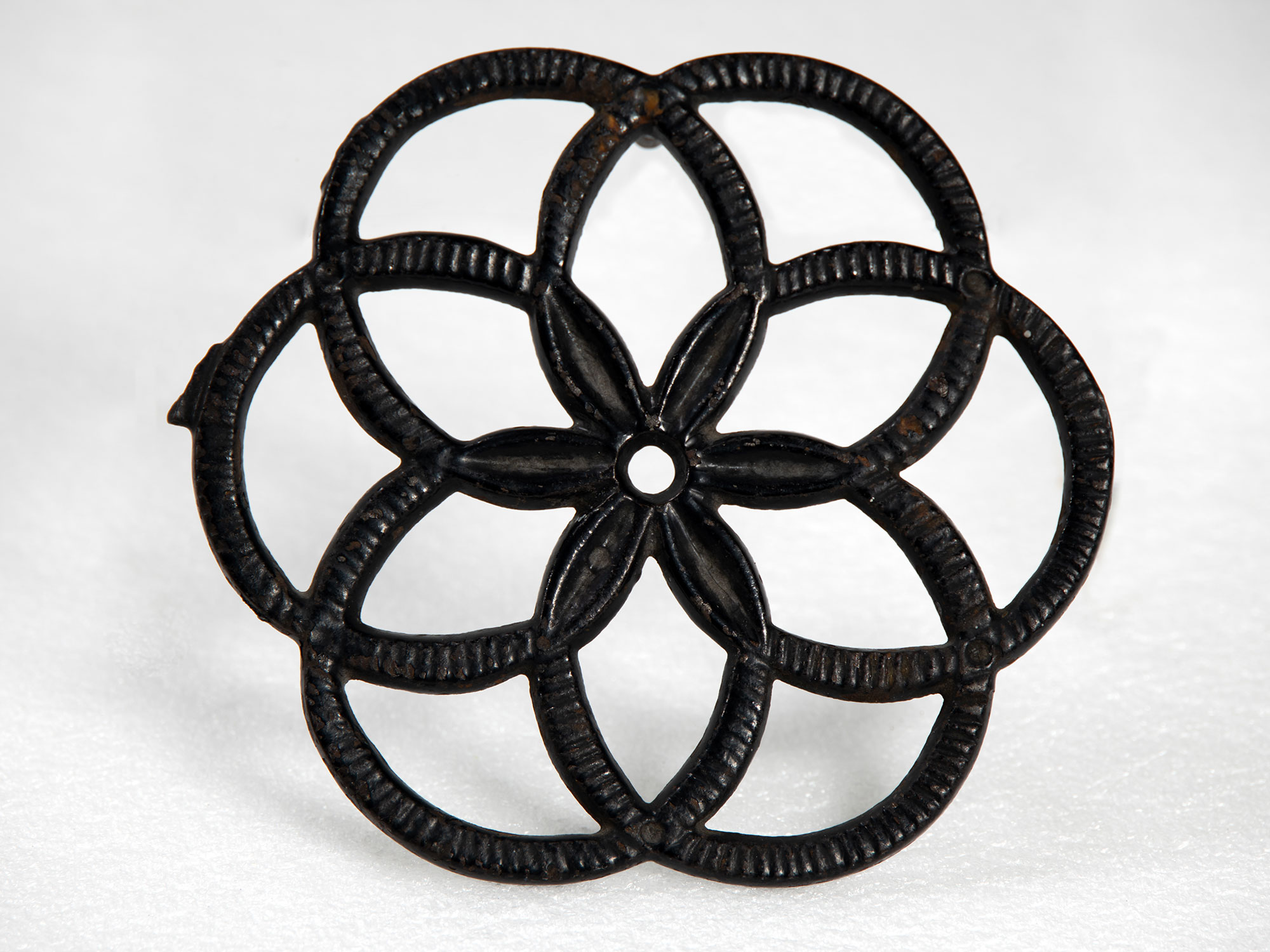 Wrought iron and cast iron trivets, Mrs. William Rockwood American Collection